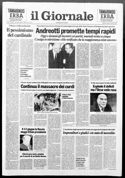 Il giornale : quotidiano del mattino